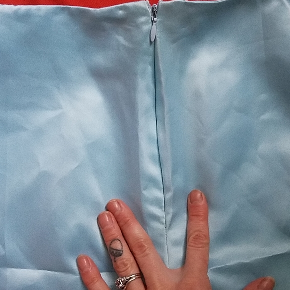 Vintage 2000s Y2K prom dress ice blue - Picture 8 of 8